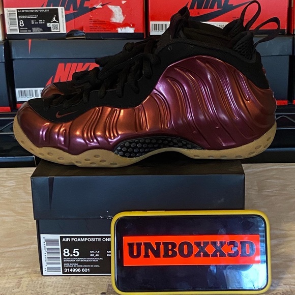 Nike Foamposite “Night Maroon”